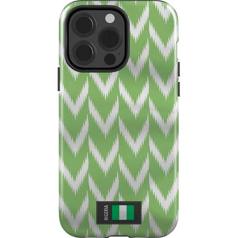 Nigeria Soccer Flag iPhone 14 Pro Impact Case